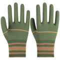 Breathable Nylon Work Gloves – Moisture-Wicking for Men & Women Work Gloves Babs Green 12Pairs