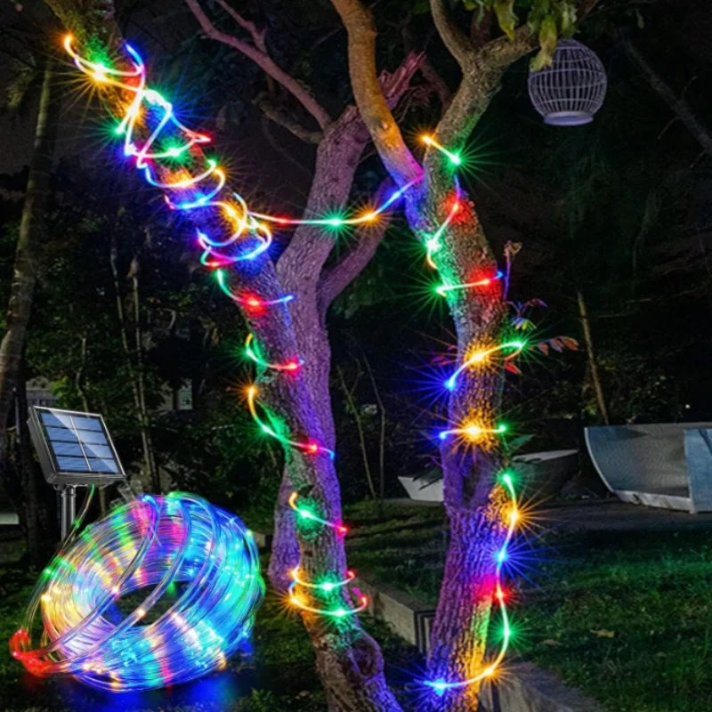 Solar String Lights Outdoor Waterproof Rope Lamp 12m/7m Solar String Lights Babs