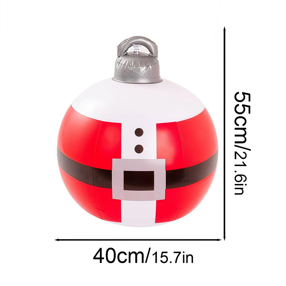40cm Giant Inflatable Christmas Ball PVC Outdoor Xmas Ornament Inflatable Christmas Ornament Babs 1pcs 2 about 40cm