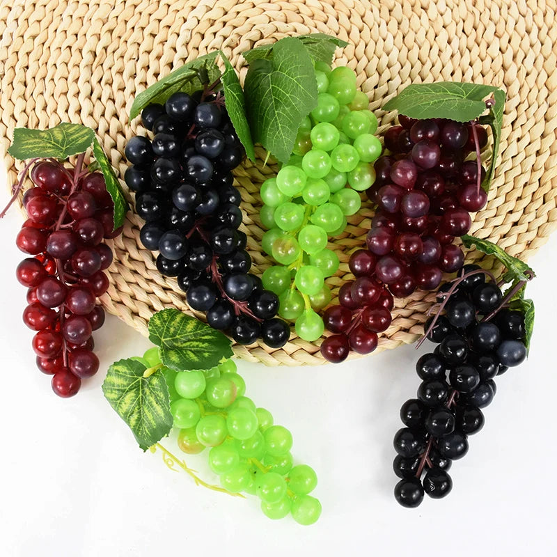 Artificial Grape Bunches – Faux Fruit Wedding & Home Decor Artificial Fruit Decor Babs