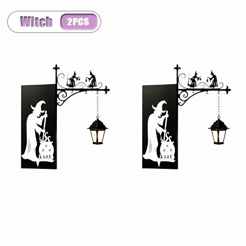 LED Pumpkin Lantern | Halloween Bookshelf Table Décor 1–5 Pcs Decorative LED Lantern Babs Witch-2PCS