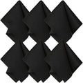 6-Pack Microfiber Lens Cleaning Cloths for Glasses & Screens Lens Cleaning Cloths Babs Black-
