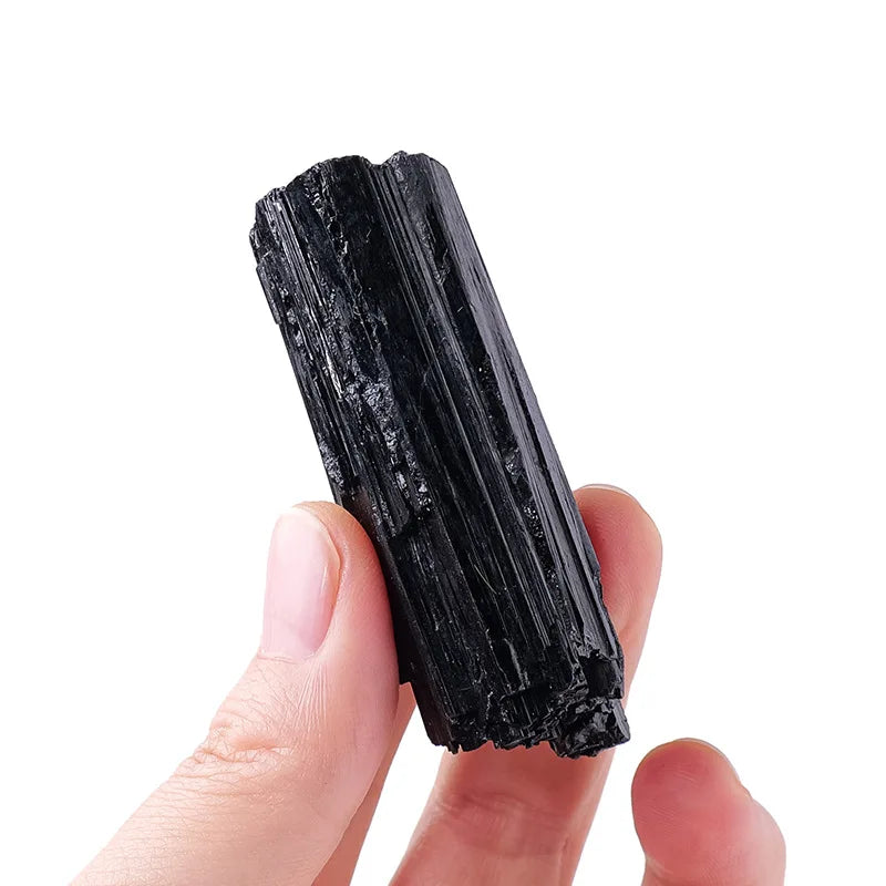 Natural Black Tourmaline Raw Crystal Mineral Specimen Home Decor Raw Crystal Specimen Babs 1Pc 10-20g