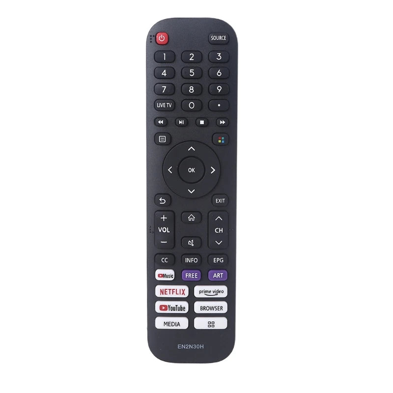 EN2N30H Universal IR Remote for Hisense 4K UHD Smart TV TV Remote Control Babs EN2N30H