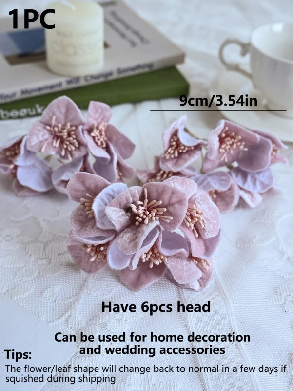 Silk Artificial Mini Flower Bouquet – Wedding & Home Décor Artificial Flower Bouquet Babs color-8 1 pc