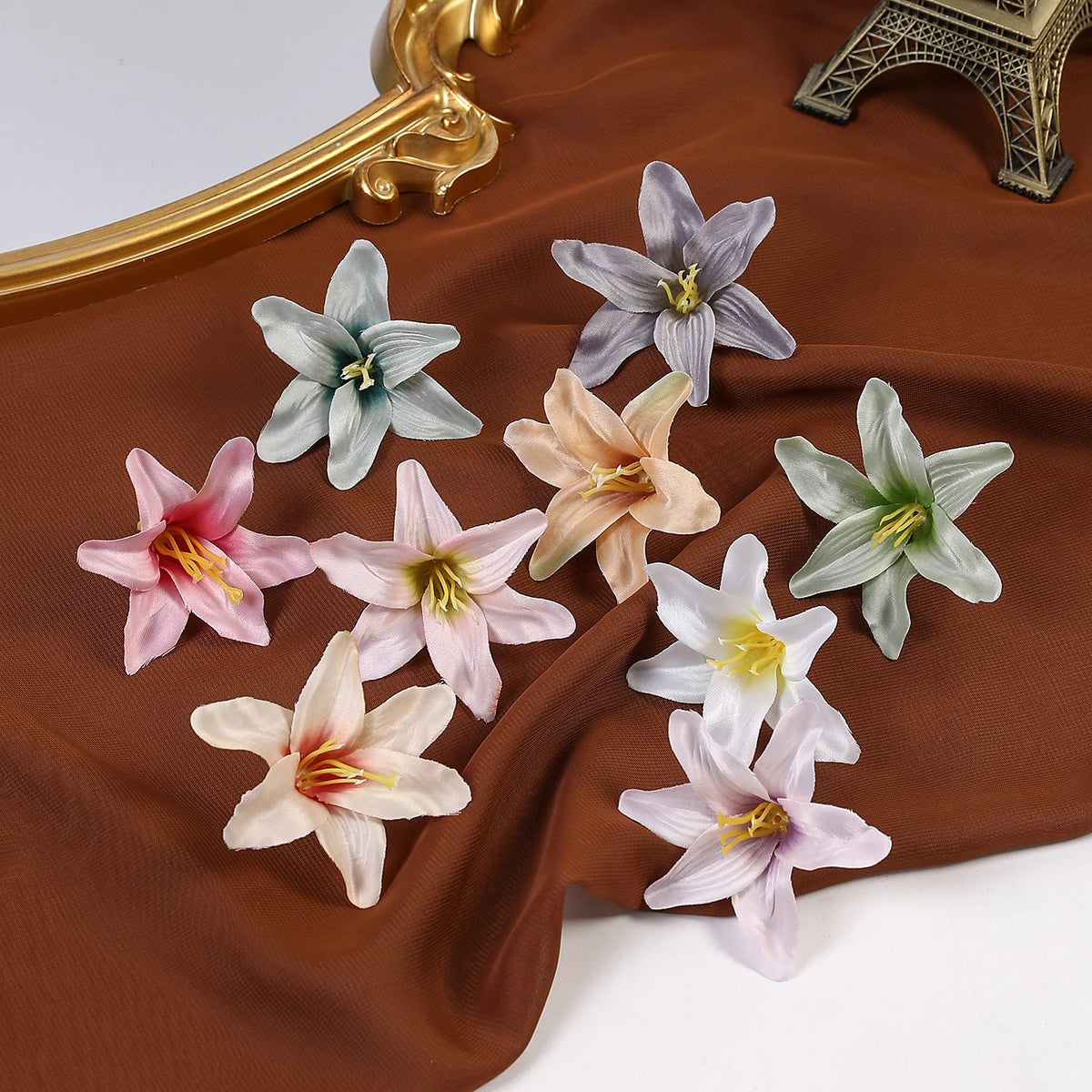 20 Silk Lily Artificial Flowers – Wedding & Home Décor Artificial Silk Flowers Babs