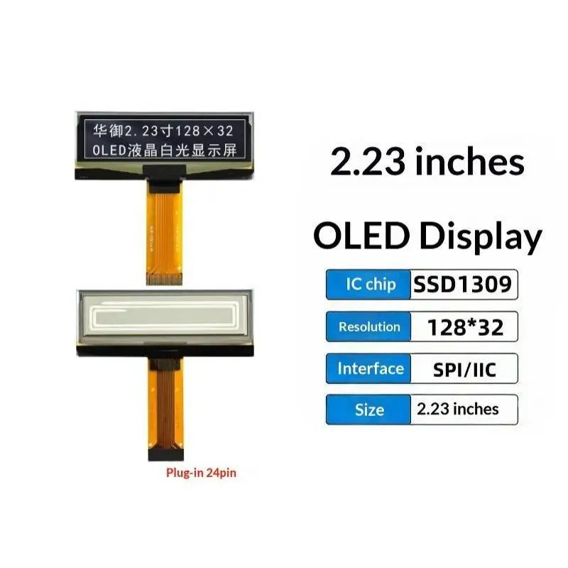2.23" OLED LCD Replacement Screen for Krups EA89 Series LCD Replacement Screen Babs