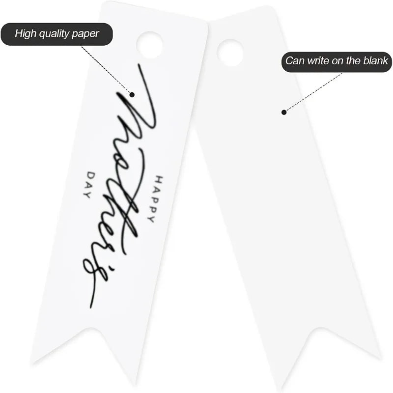 100pcs Mother's Day Gift Tags – Hanging Labels for DIY Crafts Gift Hang Tags Babs