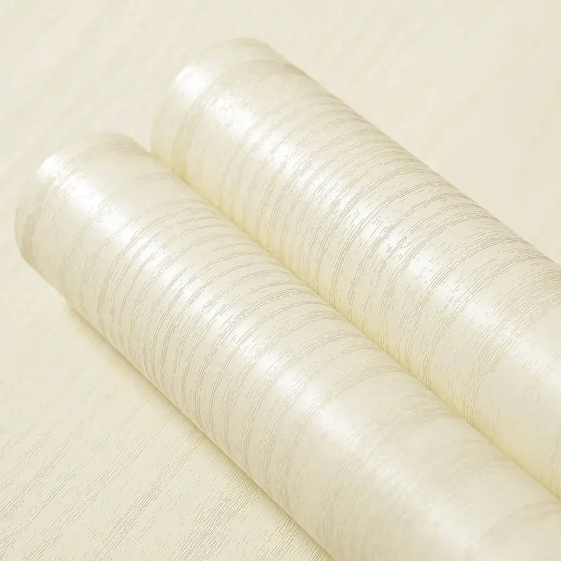 Waterproof Wood Grain Self-Adhesive Vinyl Contact Paper Roll Vinyl Contact Paper Babs Rice white wood 40cm x 1000cm