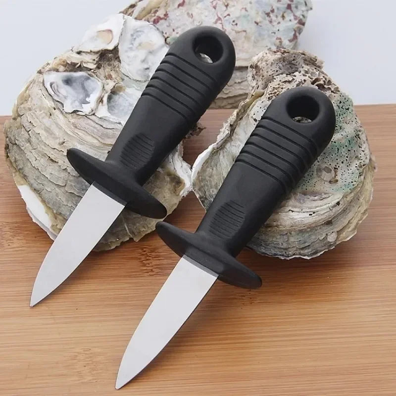 5-Piece Stainless Steel Oyster Knife Set | Seafood Shucking Tool Oyster Shucking Knife Babs