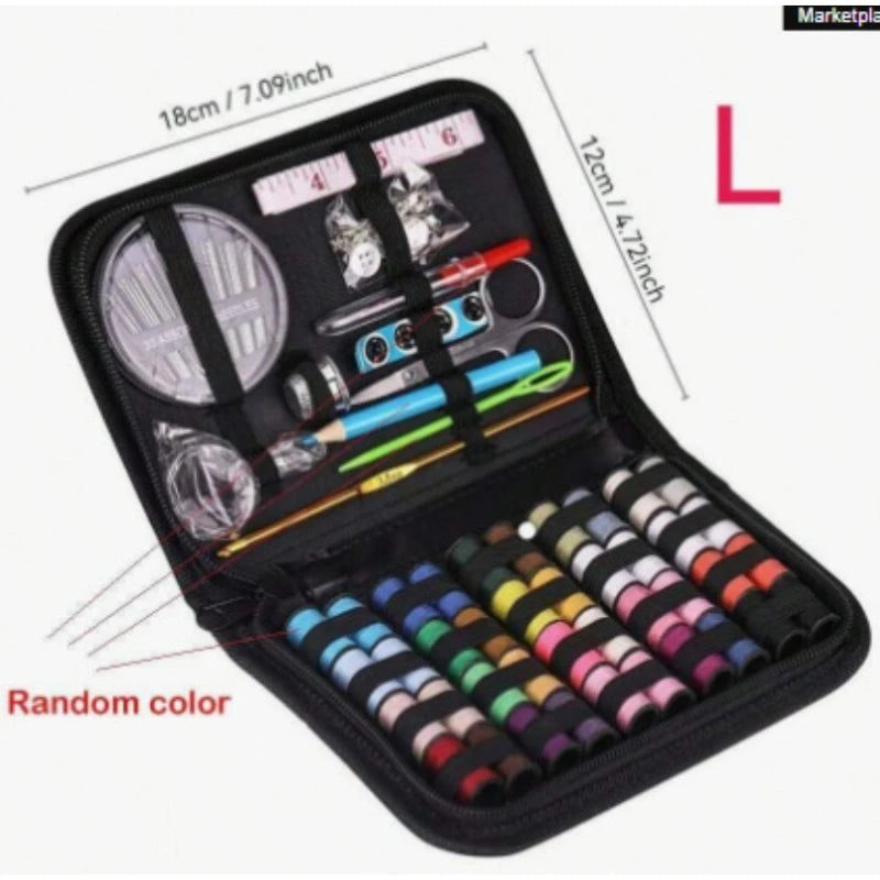 Portable Sewing Kit Bag – Needle & Thread Travel Organizer Sewing Kit Organizer Babs