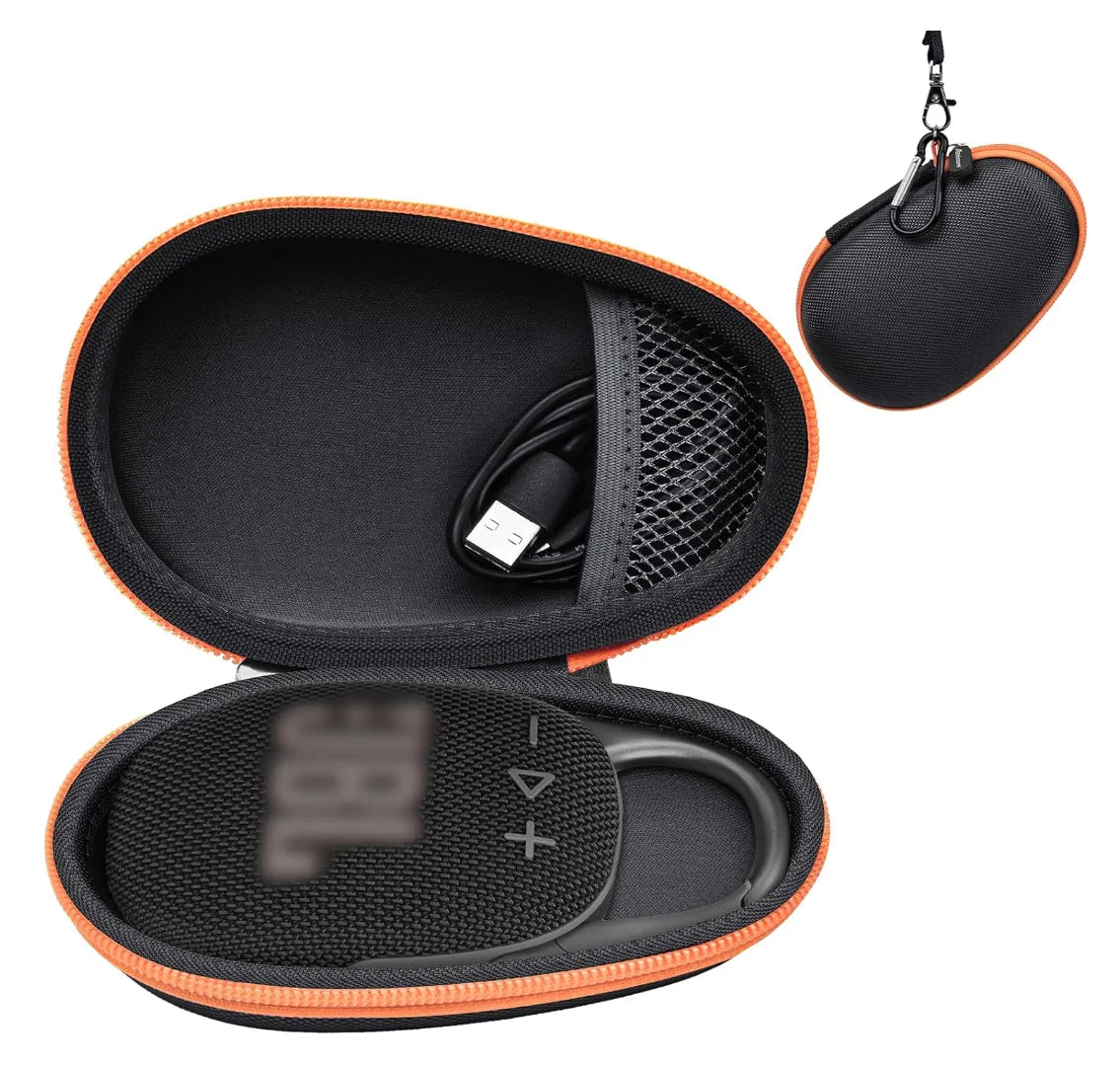 Paiyule Travel Case for JBL Clip 5 & Clip 4 Speaker – Black Speaker Travel Case Babs