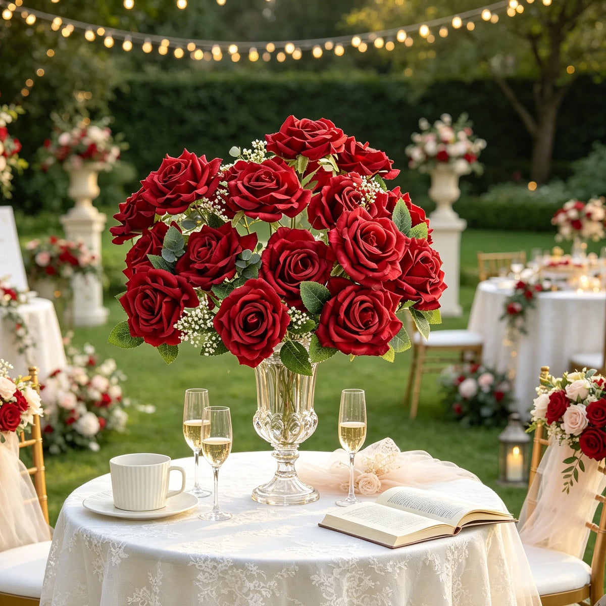 Artificial Silk Peony Bouquet – Wedding & Home Décor Flowers Artificial Flower Bouquet Babs