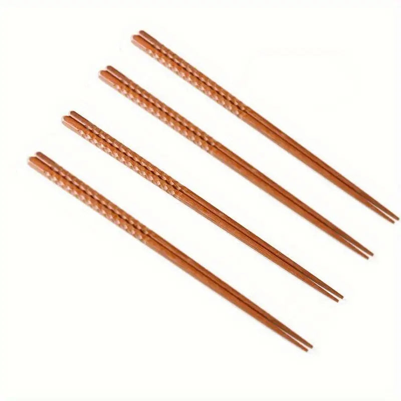 4 Pairs Extra-Long Wooden Cooking Chopsticks – Reusable Kitchen Cooking Chopsticks Babs 4 pairs