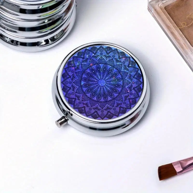 Portable Metal Pill Case & Travel Organizer Box Travel Pill Organizer Babs C
