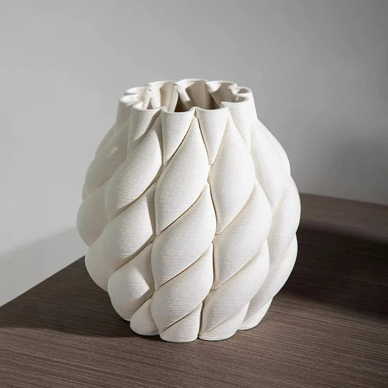 Modern Nordic Ceramic Vase – Desk Flower & Hydroponic Decor Ceramic Flower Vase Babs