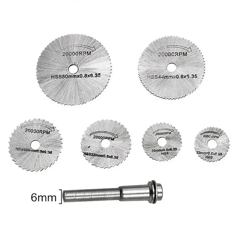 Mini HSS Circular Saw Blades – Rotary Tool Cutting Disc Set Circular Saw Blade Set Babs