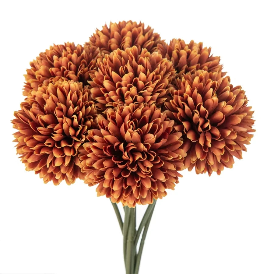 Artificial Silk Dandelion & Hydrangea Flowers 3/5pcs Bouquet Artificial Flower Bouquet Babs