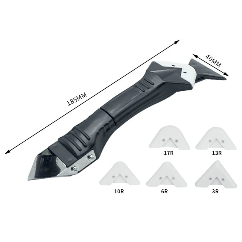 3-in-1 Silicone Caulking Tool Kit – Caulk Remover & Finisher Caulking Tool Kit Babs Metal Head