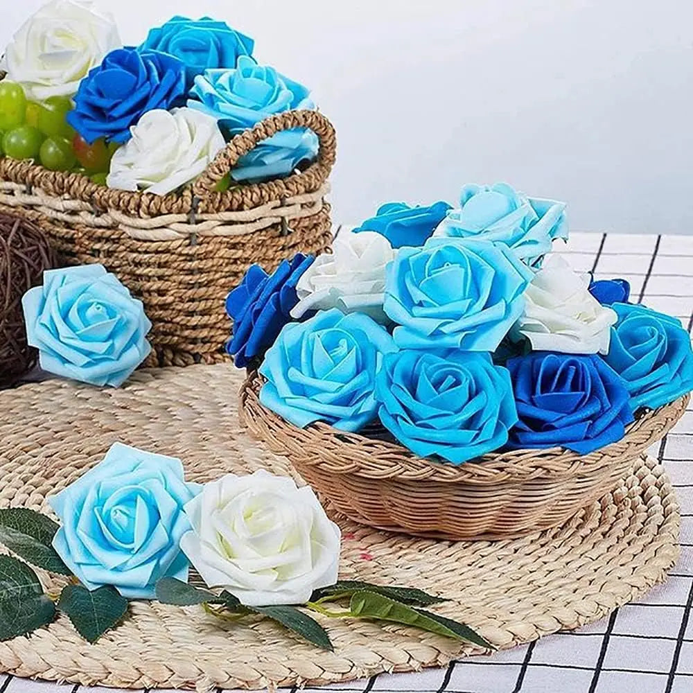 40/80PCS Foam Rose Artificial Flowers – Wedding & Home Décor Artificial Flowers Babs