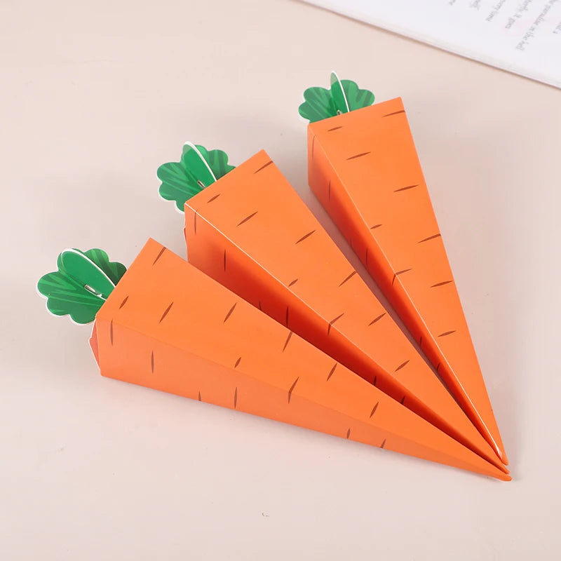12pcs Easter Carrot Candy Boxes – Bunny Party Favor Bags Party Favor Boxes Babs