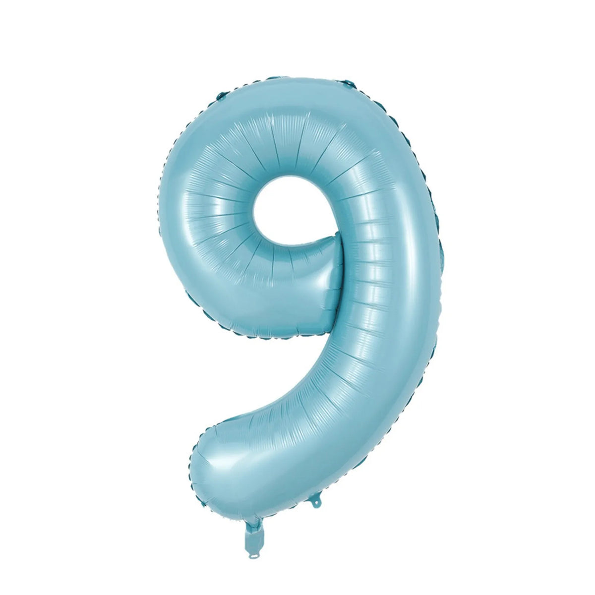 40" Pearl Blue Number Foil Balloons 0–9 | Party Decoration Number Foil Balloon Babs J One Size