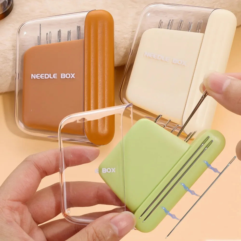 Magnetic Sewing Needle Box – 5-Size Embroidery Storage Case Needle Storage Case Babs