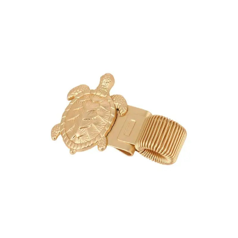 Ocean Turtle Metal Pen Clip – Spring Loaded Notebook Pen Holder Metal Pen Clip Babs