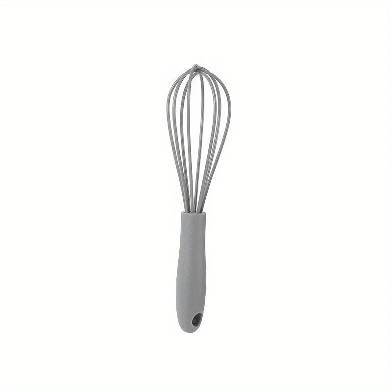 Silicone Mini Whisk for Baking, Cooking & Stirring Silicone Kitchen Whisk Babs gray