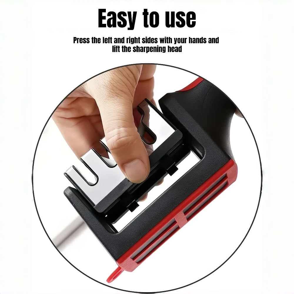 4-Stage Knife Sharpener – Fast, Safe & Ergonomic Kitchen Tool Knife Sharpener Babs