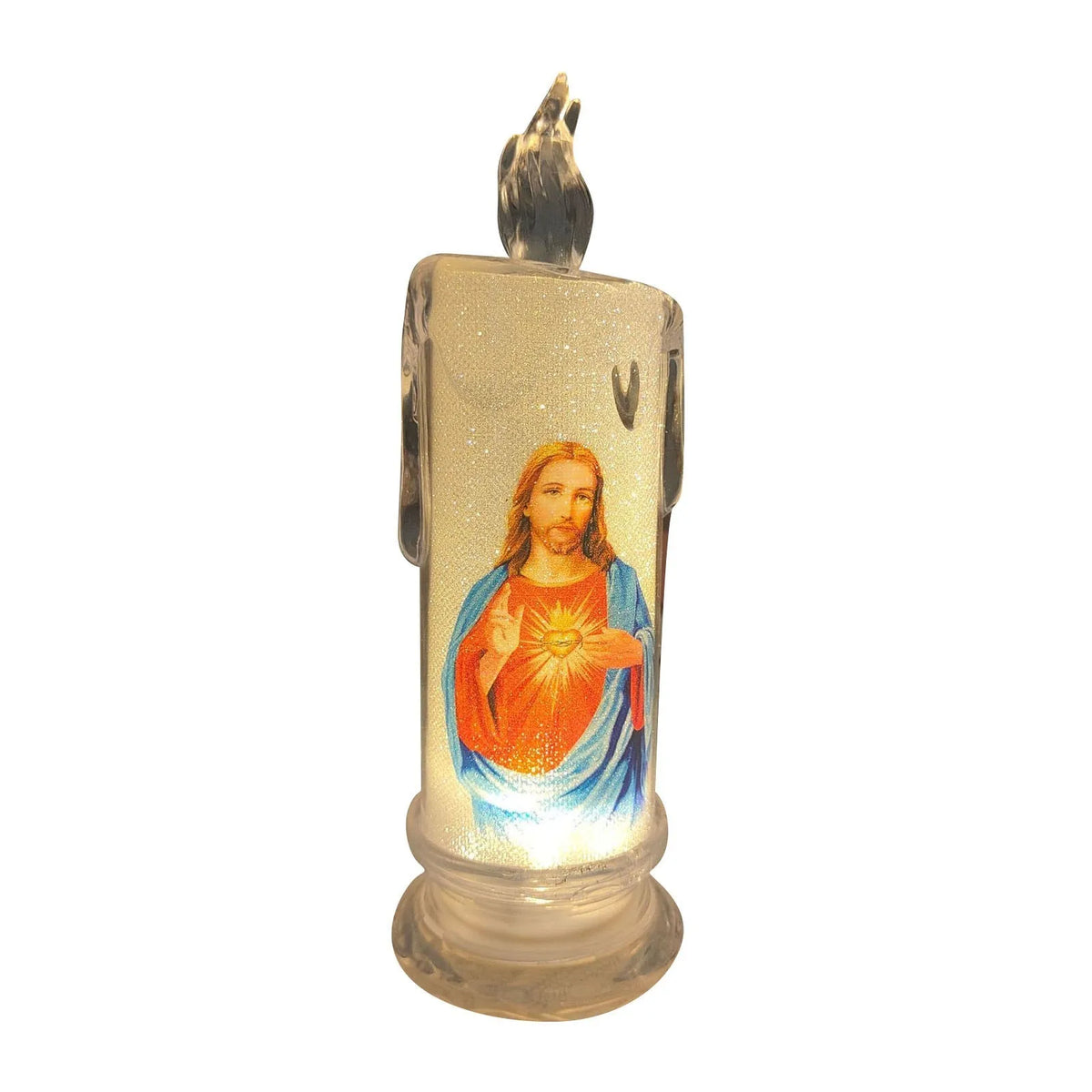 LED Flameless Religious Prayer Candles – Catholic Devotional Décor Flameless Prayer Candle Babs A One Size