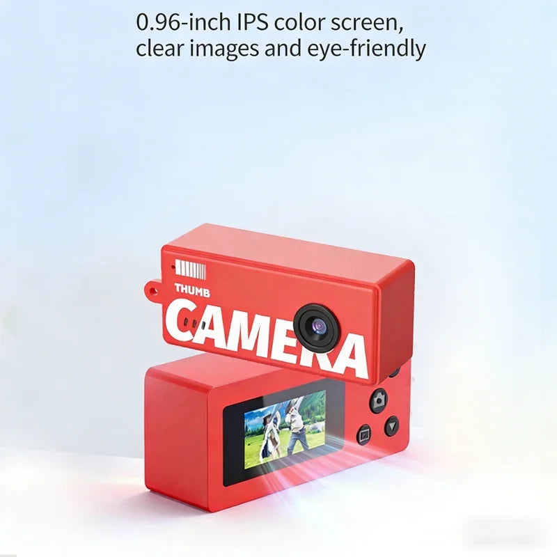 1080P Retro Thumb Keychain Mini Camera with Flash & MicroSD Mini Keychain Camera Babs
