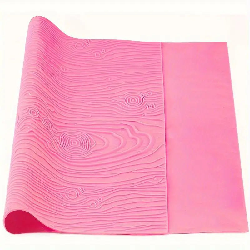 Silicone Wood Grain Fondant Impression Mat | Cake Lace Mold Cake Decorating Mold Babs