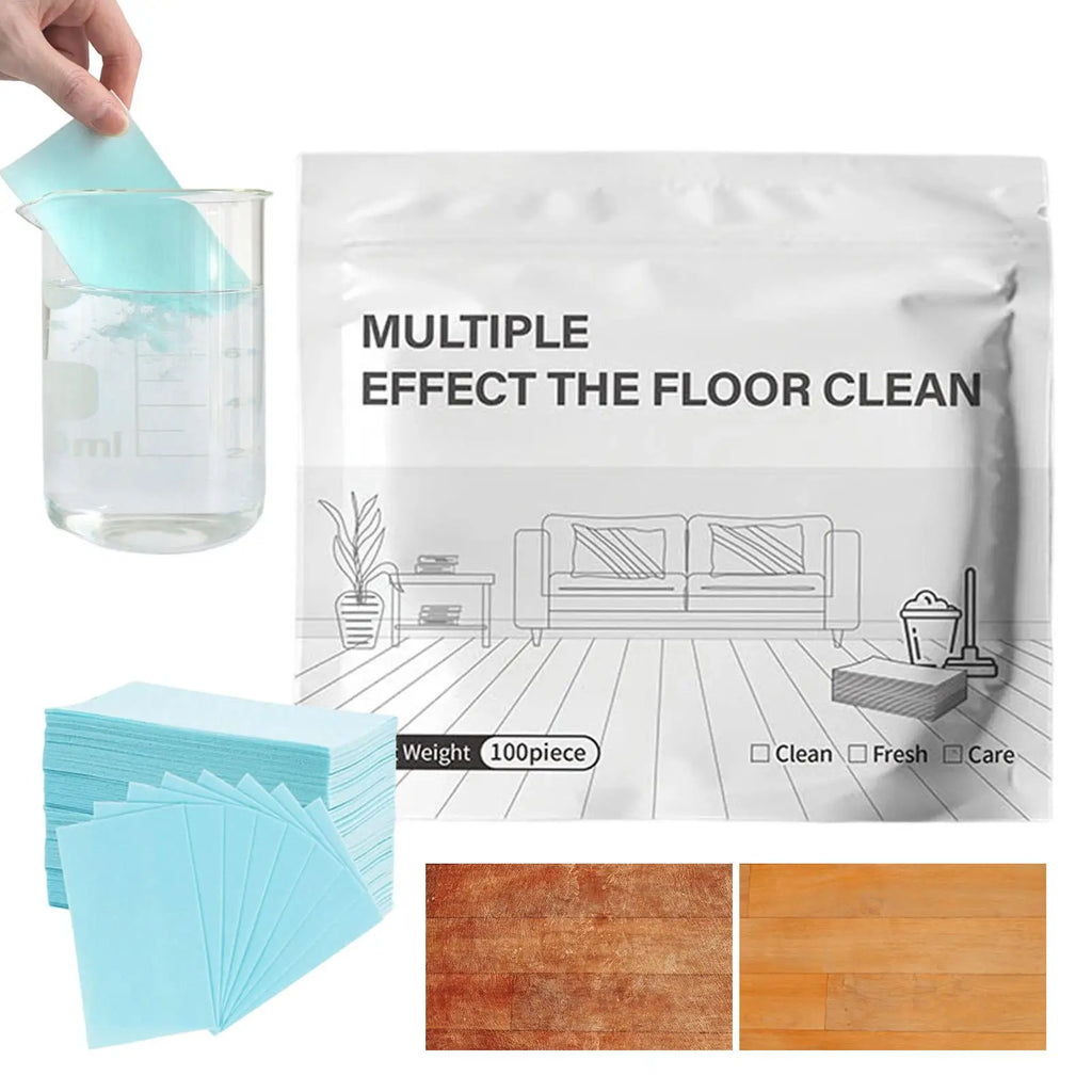 100pcs Floor Cleaning Tablets – Streak-Free Deep Clean Floor Cleaning Tablets Babs