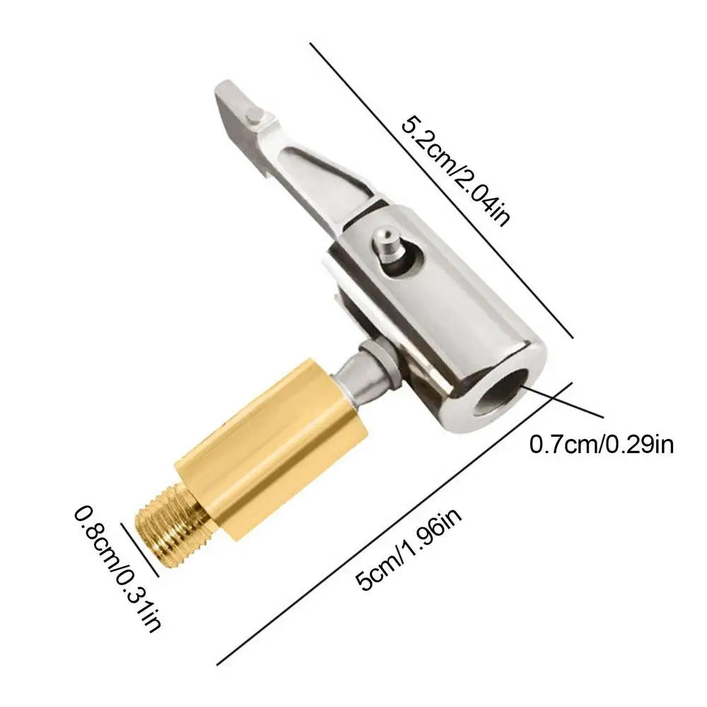 Portable Tire Air Chuck Valve Adapter – Inflator Connector Tire Inflator Adapter Babs Do not deflate