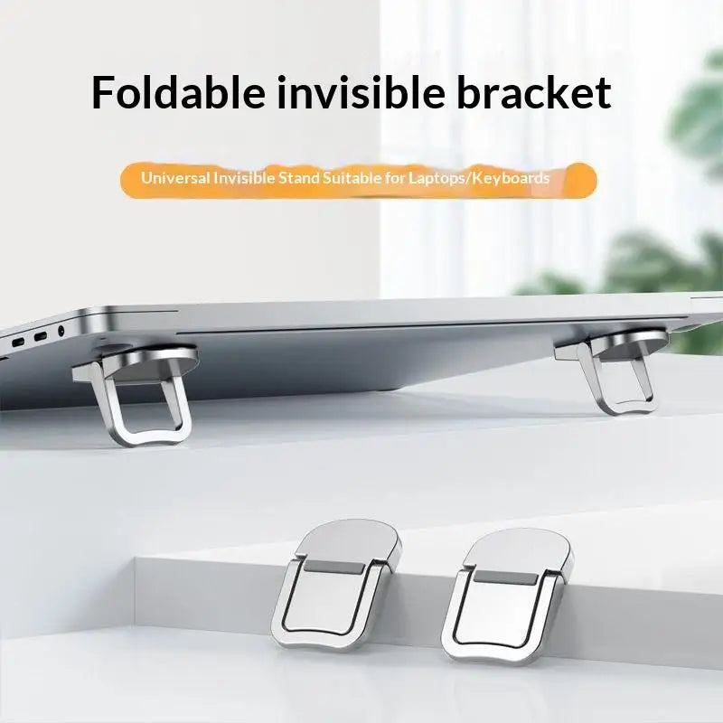 Mini Foldable Laptop Stand Legs – Invisible Riser & Keyboard Holder Laptop Stand Babs