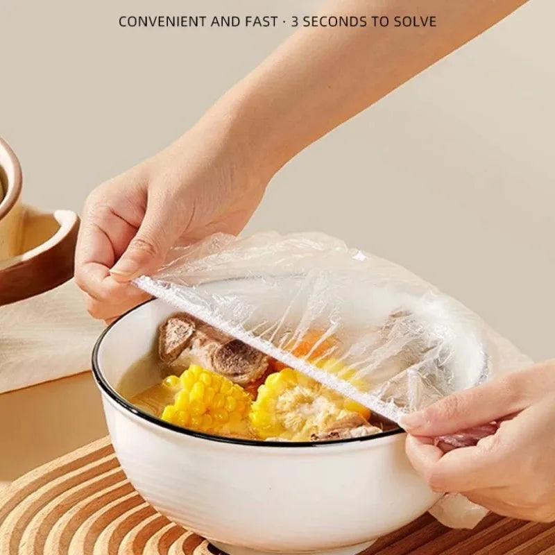Disposable PE Stretch Bowl Covers – Food-Grade, Universal Fit Stretch Bowl Covers Babs