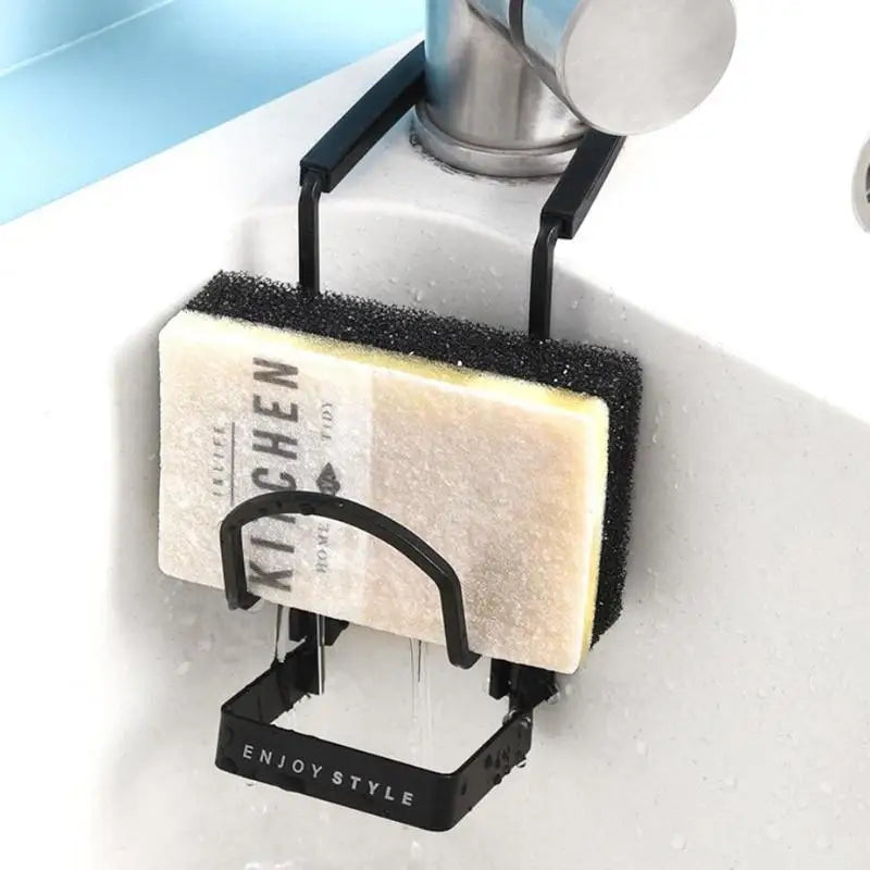 Metal Sink Caddy Sponge Holder & Faucet Rack Organizer Sink Caddy Organizer Babs