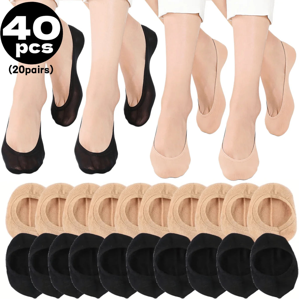 20 Pairs Soft Breathable Cotton Crew Socks – Women & Men Crew Socks Pack Babs