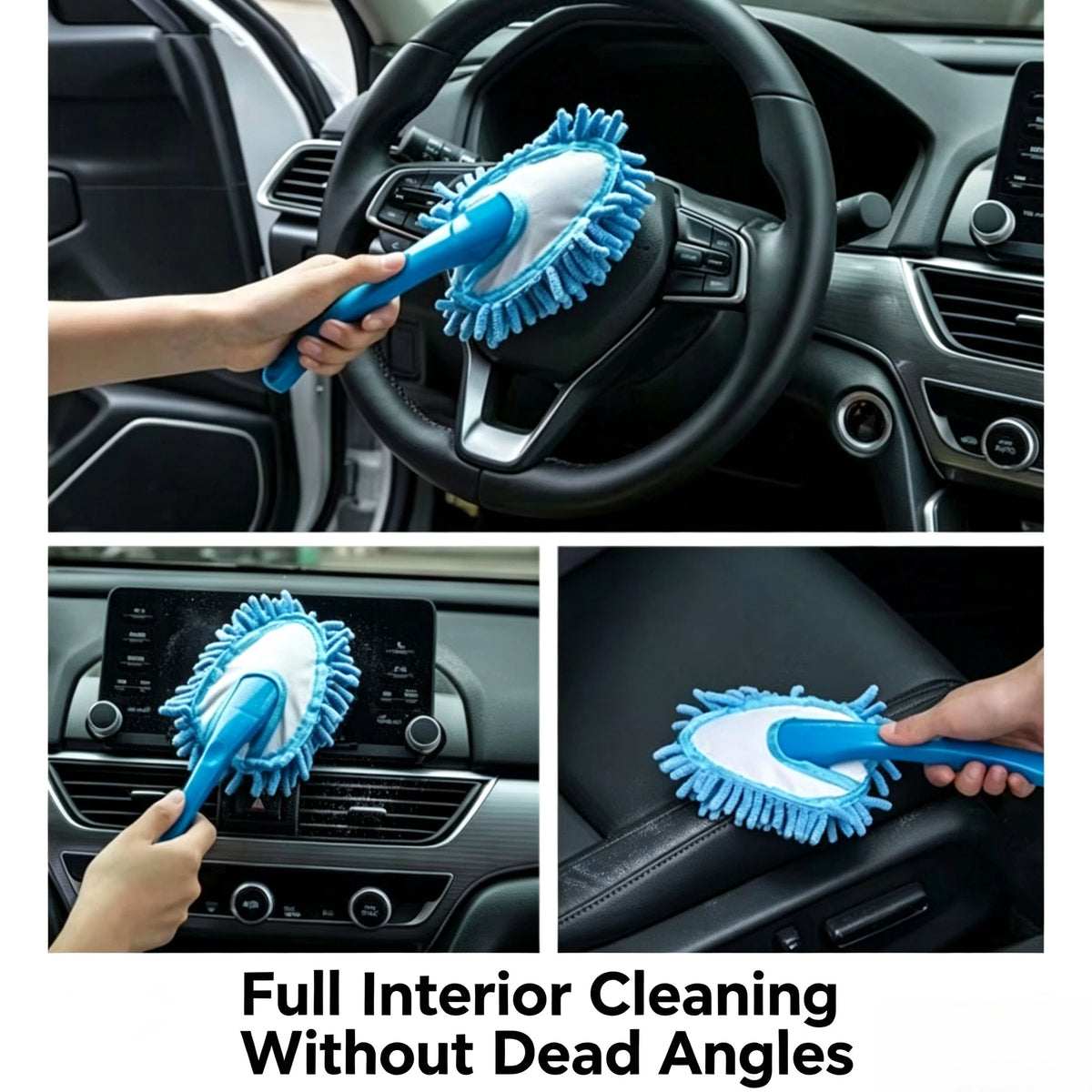 Chenille Fiber Car Duster – Wet & Dry Dual-Use Cleaning Brush Car Cleaning Brush Babs