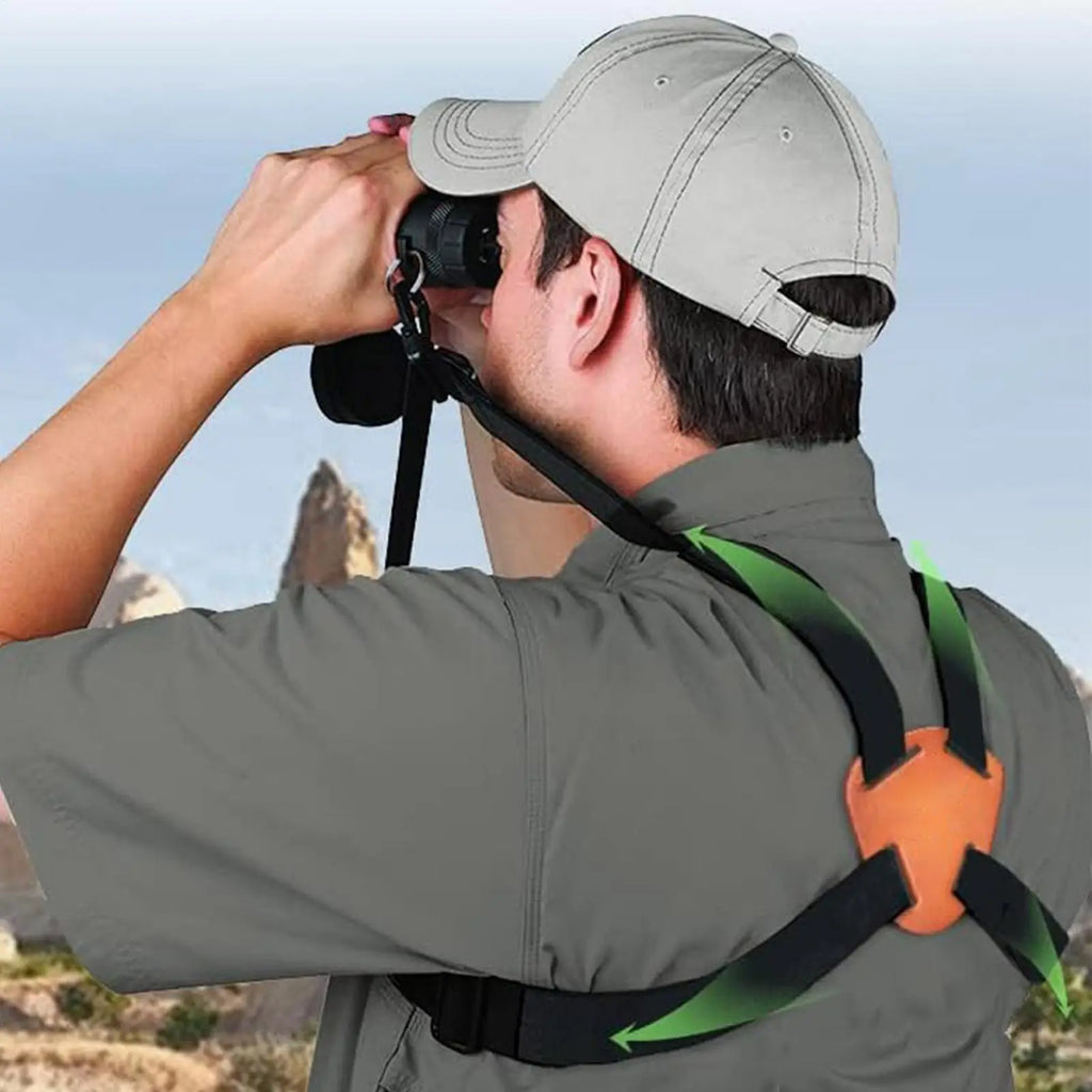 X-Shaped Binocular & Camera Harness Strap – Adjustable Chest Strap Camera Harness Strap Babs