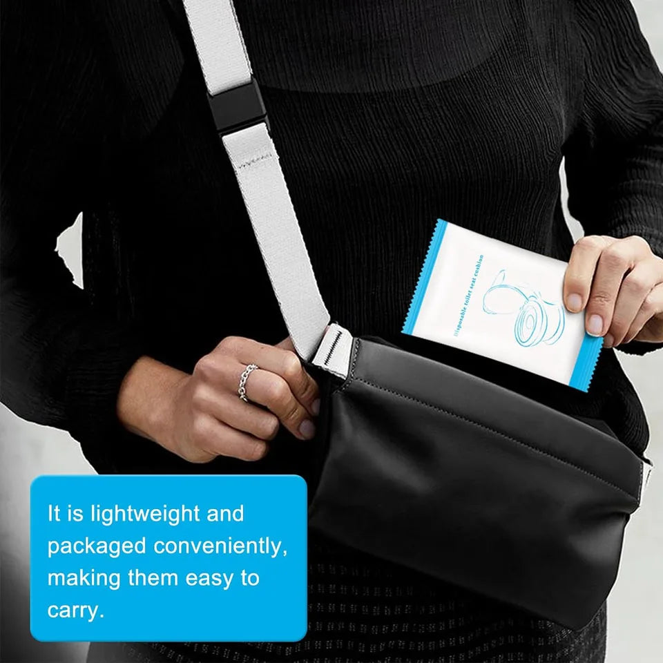 Disposable Toilet Seat Covers – Waterproof, Travel-Ready Multi-Pack Disposable Seat Cover Babs