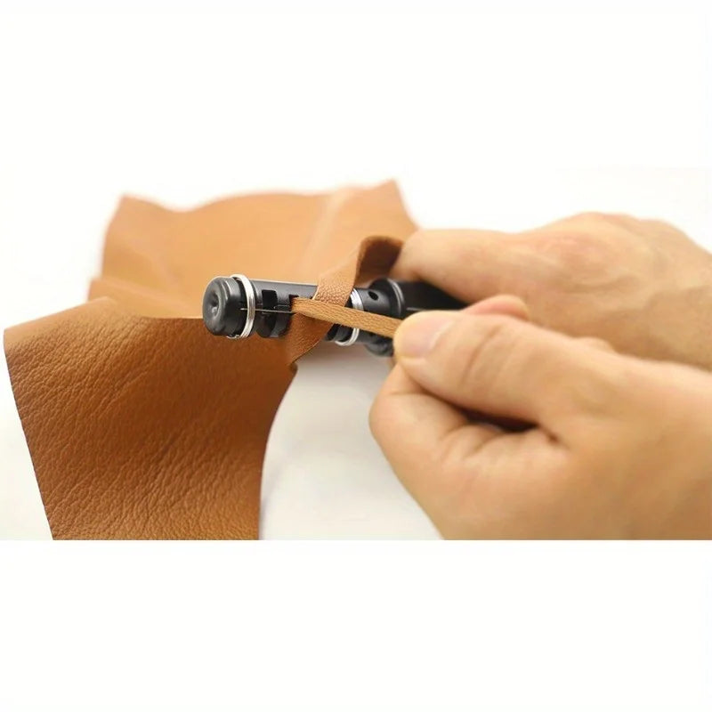 Leather Strip Cutter Tool – Leathercraft Knife with 3 Blades Leather Cutting Tool Babs