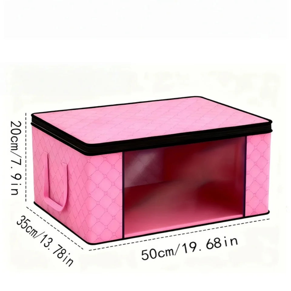 Foldable Clothes Storage Bags with Clear Window | Wardrobe Organiser Foldable Storage Bags Babs 1Pc