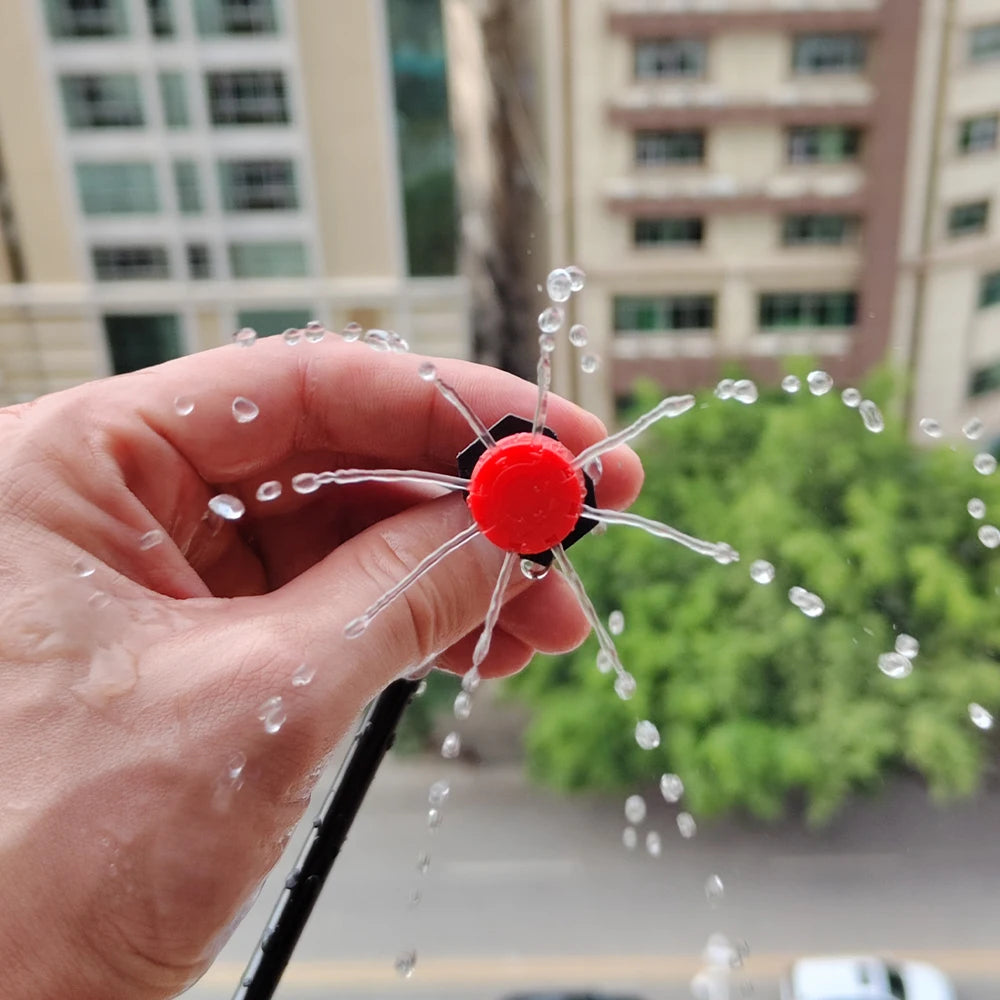 50Pcs Adjustable 4/7mm Micro Drip Nozzles – Anti-Clog Emitters Drip Irrigation Nozzles Babs