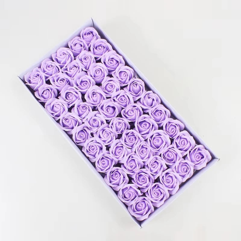 Artificial Soap Rose Flowers – Wedding & Party DIY Decor 50–100pcs Artificial Flower Decor Babs color 10 100 pcs