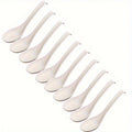 10-Pack Premium Plastic Spoons – Extra-Long Handle for Soup & Noodles Plastic Serving Spoons Babs 10pcs