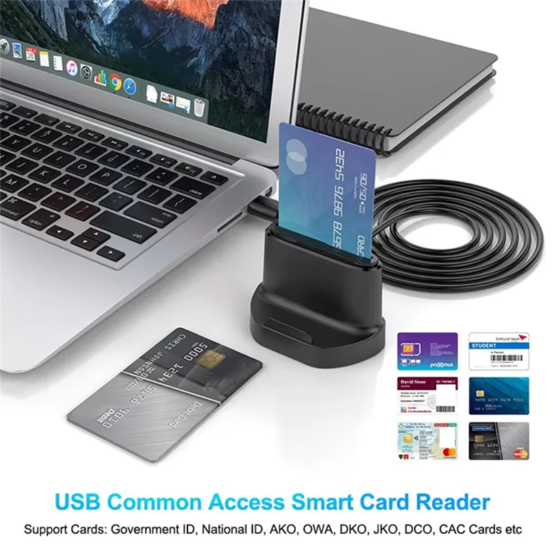 USB Smart Card Reader – ISO 7816, ATM & Tax Card Support USB Card Reader Babs