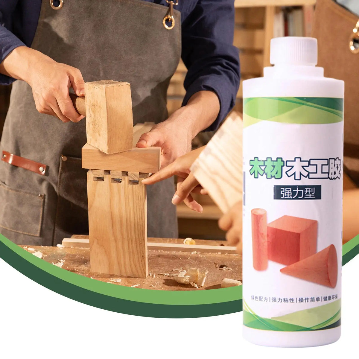 Wood Glue – Quick-Drying Strong Adhesive for Woodworking & Crafts Wood Adhesive Glue Babs