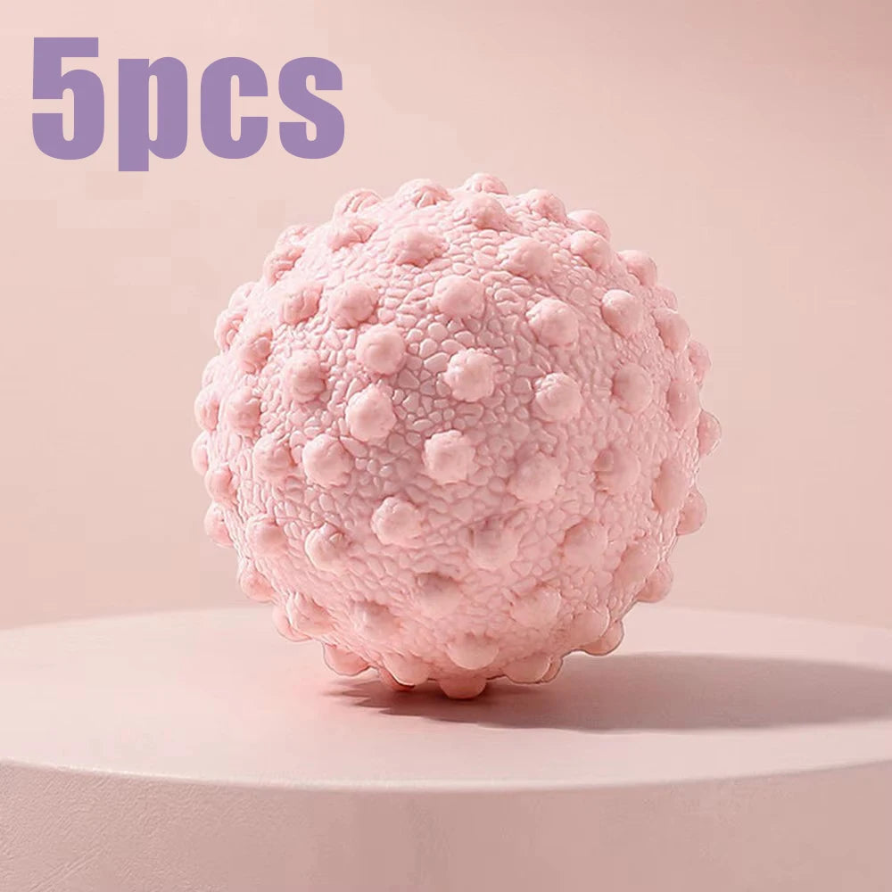 TPR Fascia Massage Ball – Back, Foot & Yoga Recovery Tool Fascia Massage Ball Babs P 5pcs